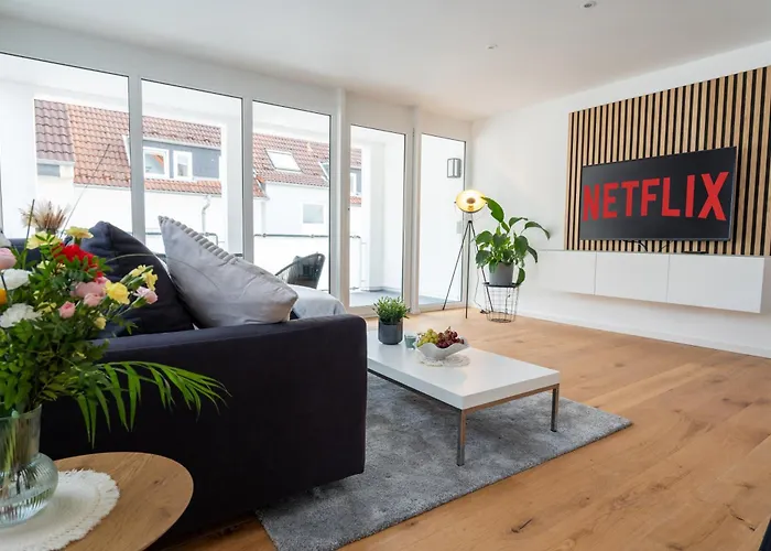 Apartman Schlossberg Residences - Luxury Design-apartment Im Herzen Der Bergstrasse Bensheim